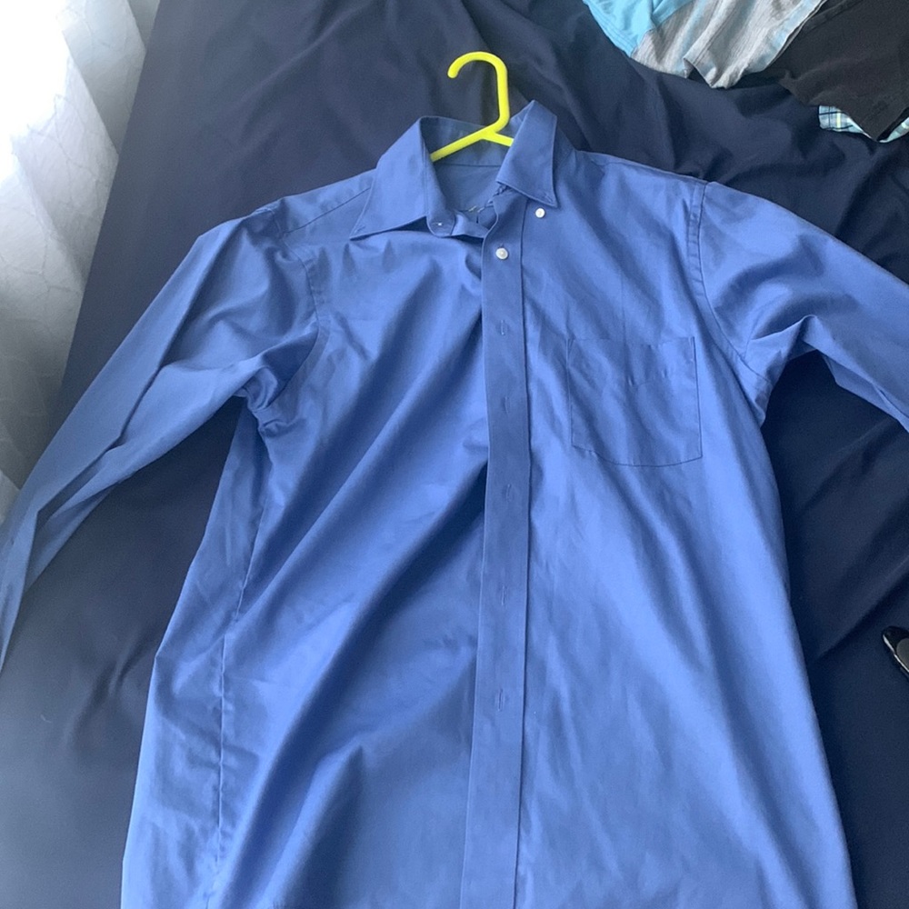 Dark blue dress shirt